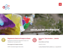 Tablet Screenshot of escolasdepedroucos.com